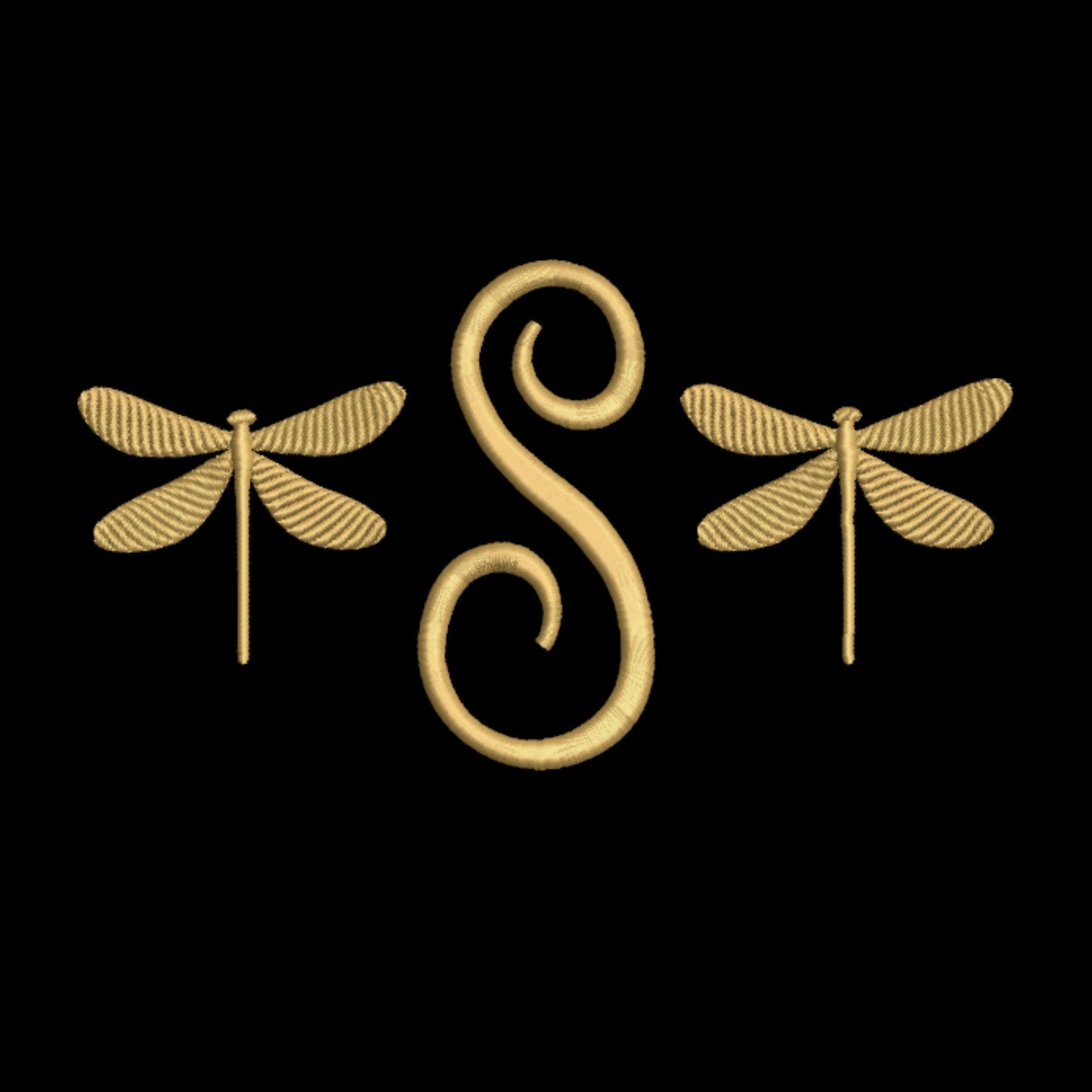 Dragonfly Embroidery Design (5 sizes)