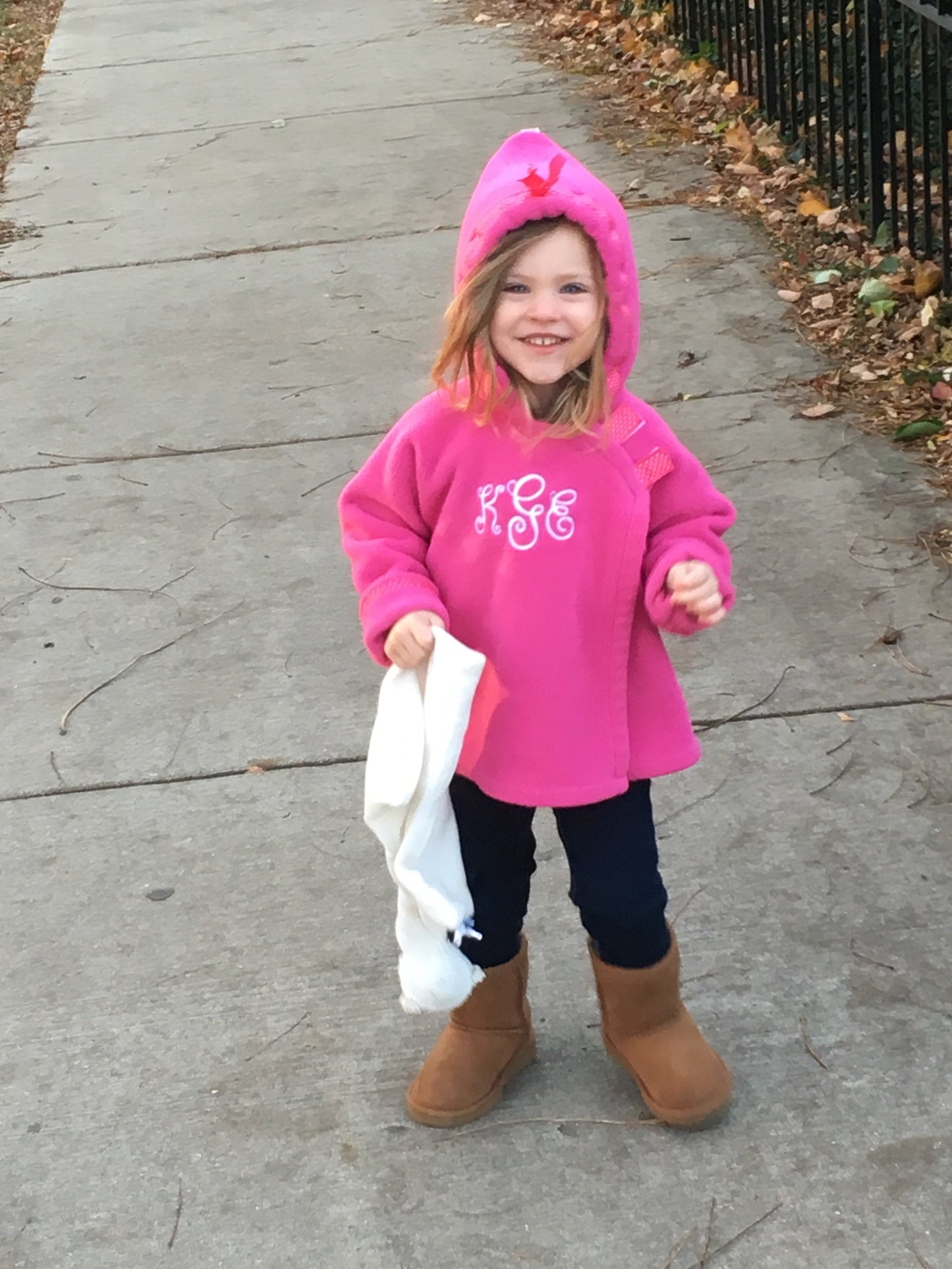 Monogrammed Widgeon Jacket | Bright Pink