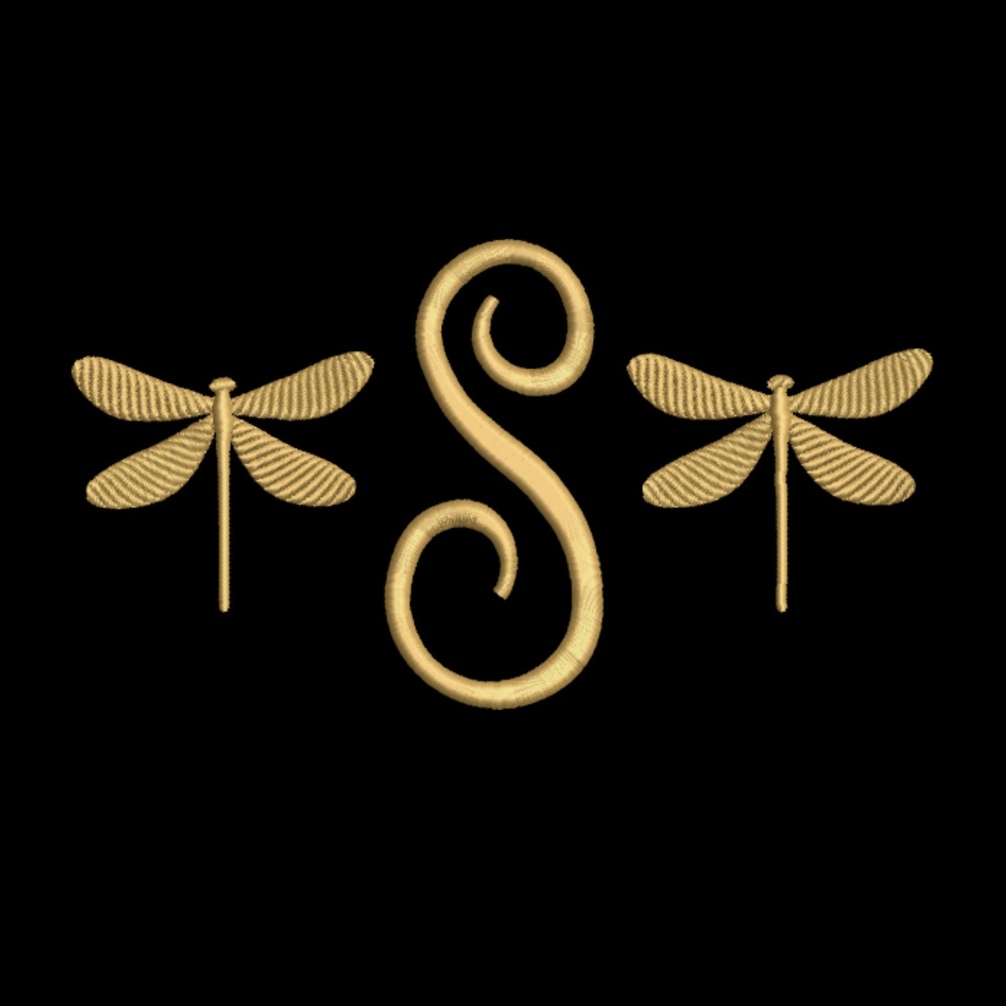 Dragonfly Embroidery Design (5 sizes)