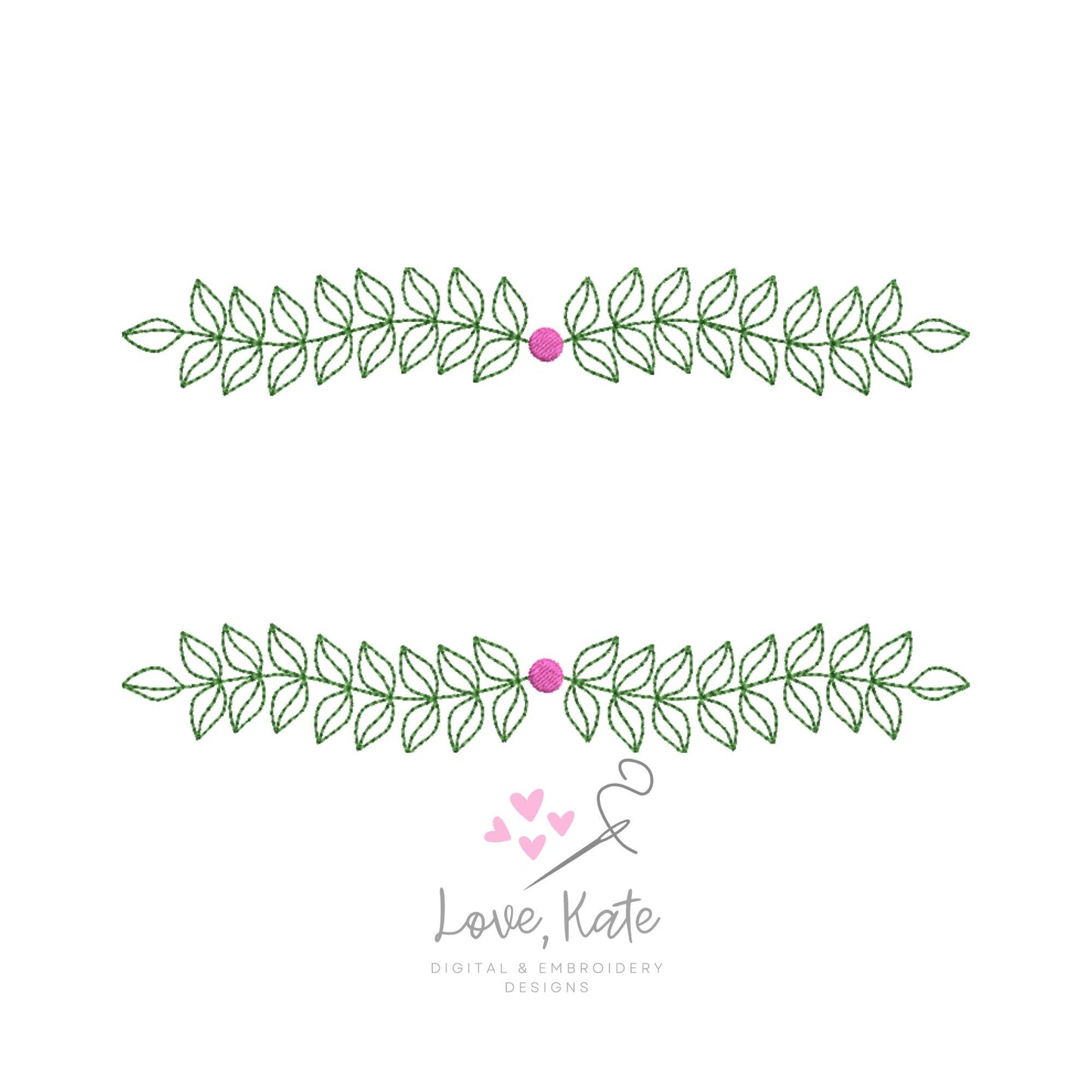Botanical Embroidery Frame - Fill, Sketch + Outline | 3 Sizes