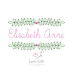 Botanical Embroidery Frame - Fill, Sketch + Outline | 3 Sizes