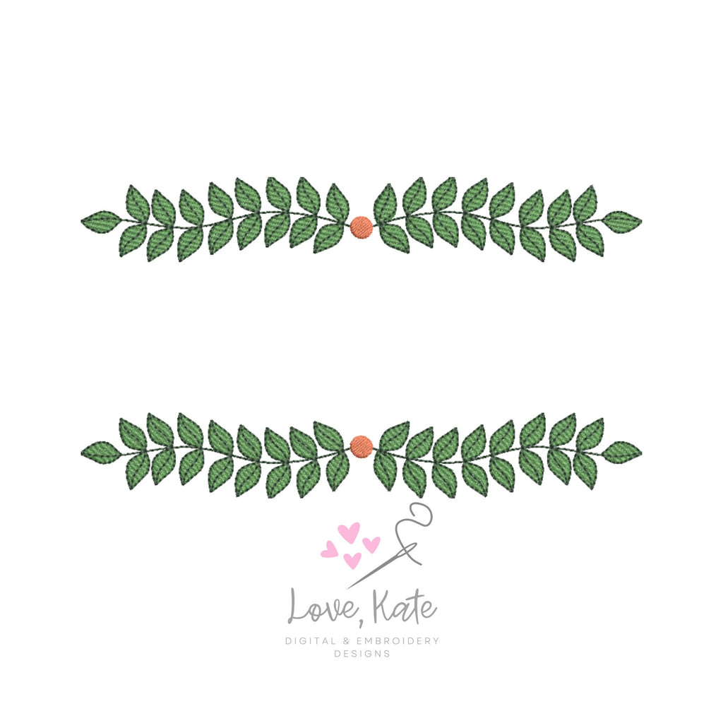 Botanical Embroidery Frame - Fill, Sketch + Outline | 3 Sizes