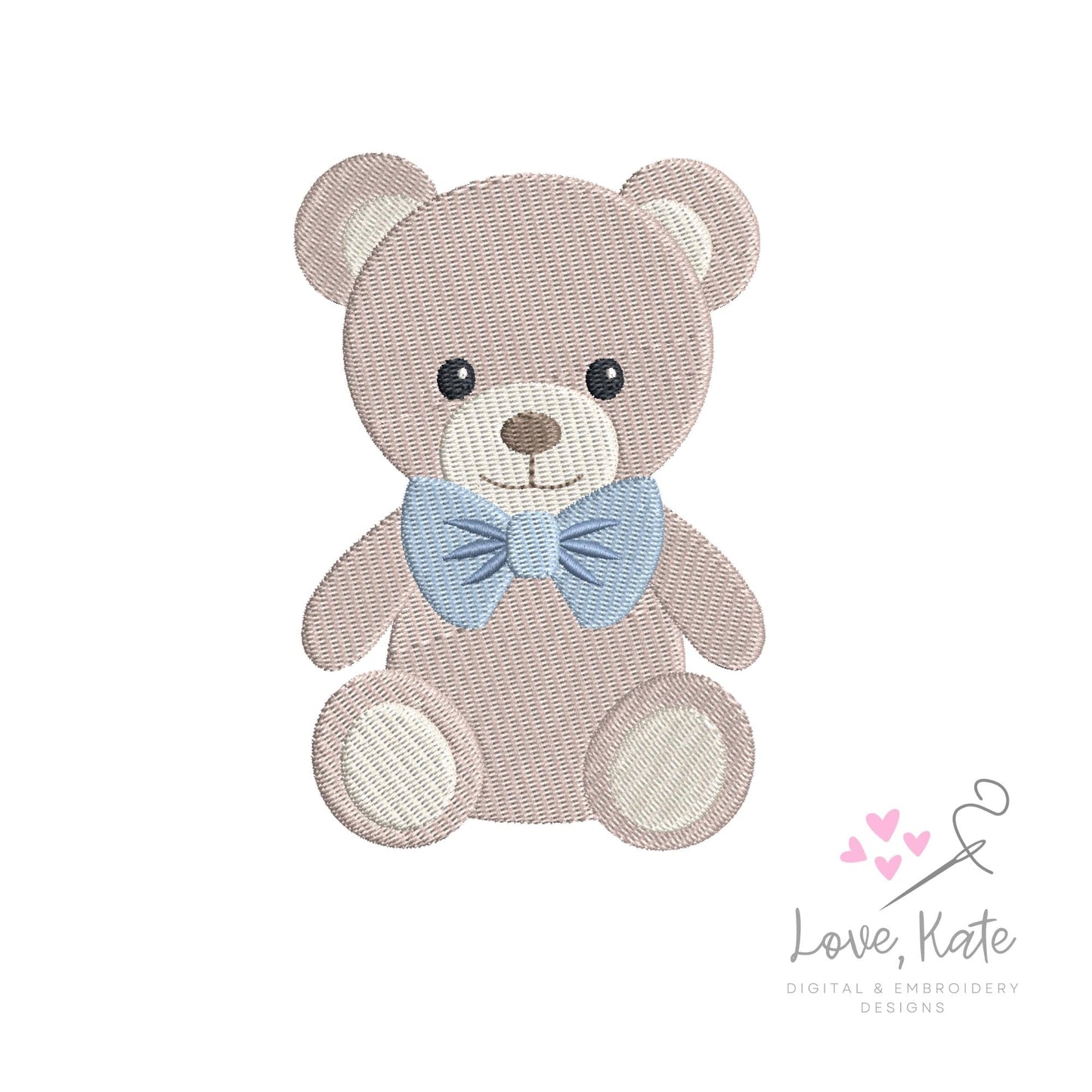 Teddy Bears & Bows - 2 styles | 8 Sizes Each
