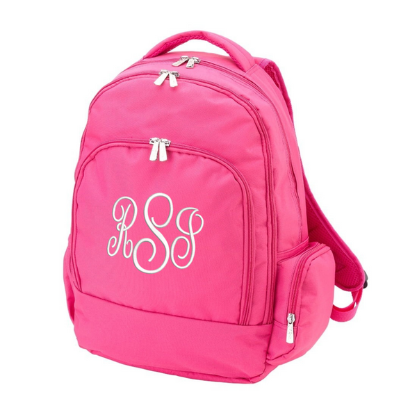 The Essential Monogrammed Backpack