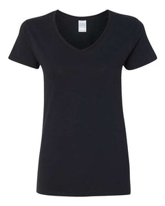 Gildan Women's Short Sleeve V-Neck Tee