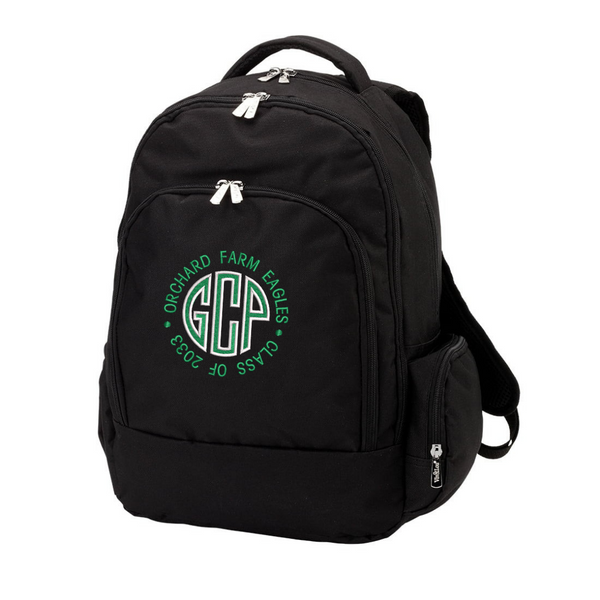 The Essential Monogrammed Backpack