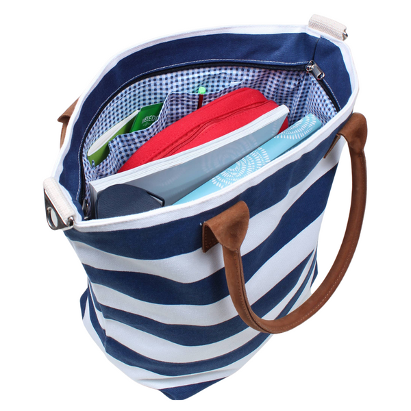 Striped Cabana Tote