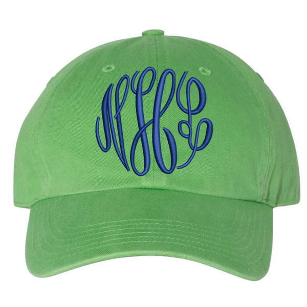 Monogrammed Chino Baseball Cap