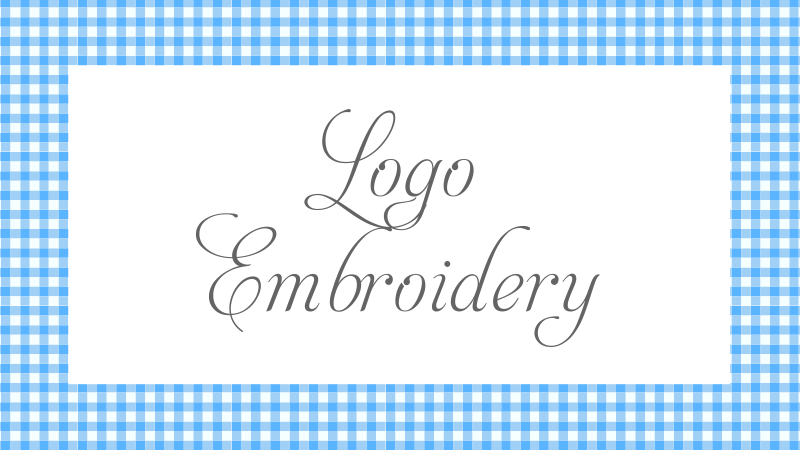 Logo Embroidery | $8